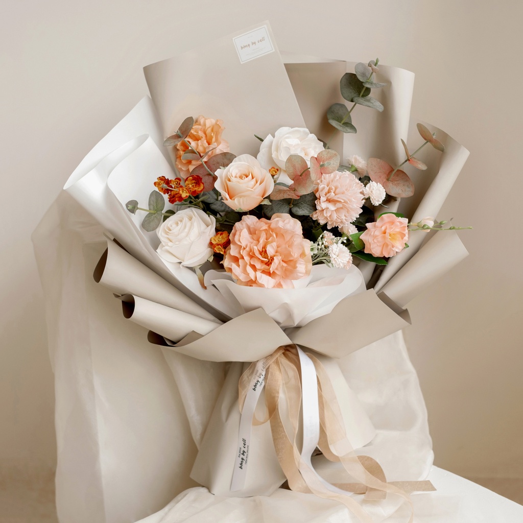 Bó hoa – bó hoa lụa đẹp quà tặng phong cách Hàn Quốc thương hiệu BÔNG BY CATT 🎀 quà tặng sinh nhật bạn gái, tặng mẹ 🎀