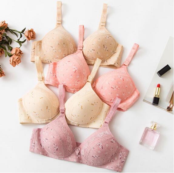 Áo Ngực Hỗ Trợ Nâng Ngực Hoạ Tiết In Hoa Cỡ 36-42 B