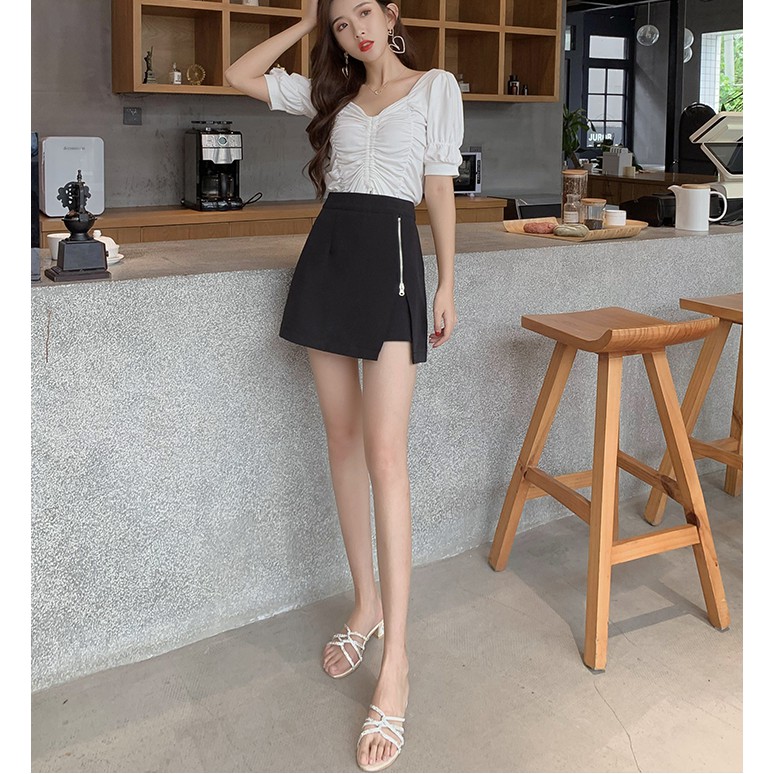 Chân váy khóa kéo thời trang thanh lịch cho nữ | BigBuy360 - bigbuy360.vn