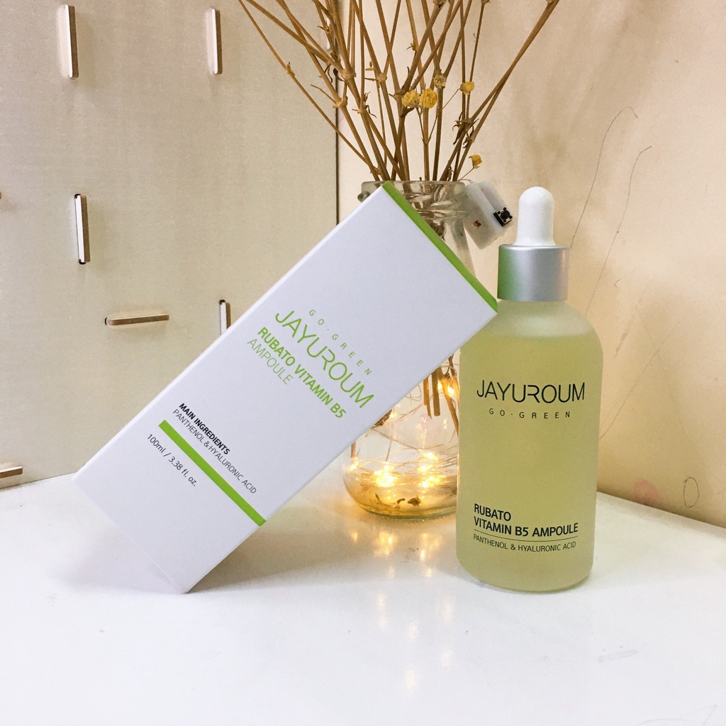 Serum Dưỡng Ẩm Cấp Nước Phục Hồi Jayuroum Rubato Vitamin b5 Ampoule 100ml