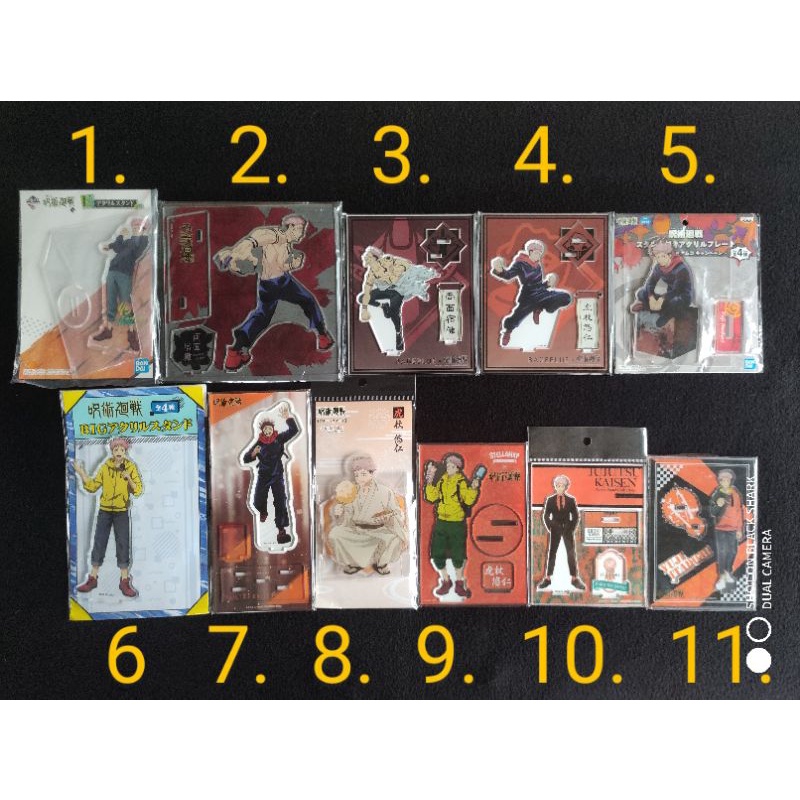 Mô hình nhựa đứng, tượng mica anime / manga, standee Jujutsu Kaisen, JJK số 05, chính hãng Bandai