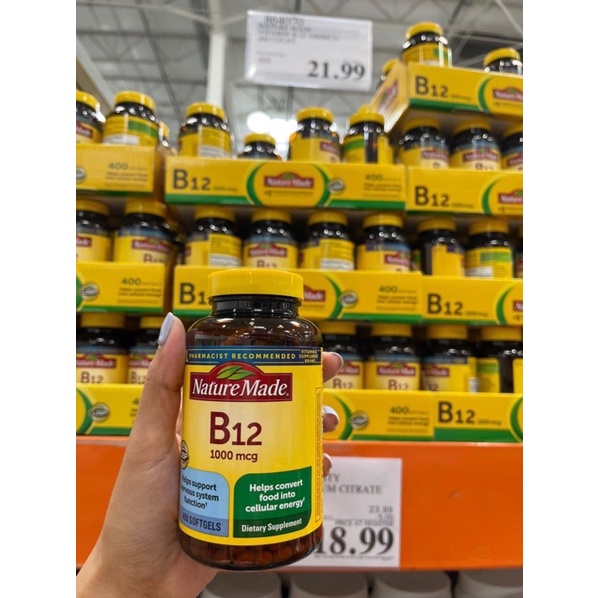 Viên Bổ Sung Vitamin B12 Nature Made 1000mcg - 400 viên