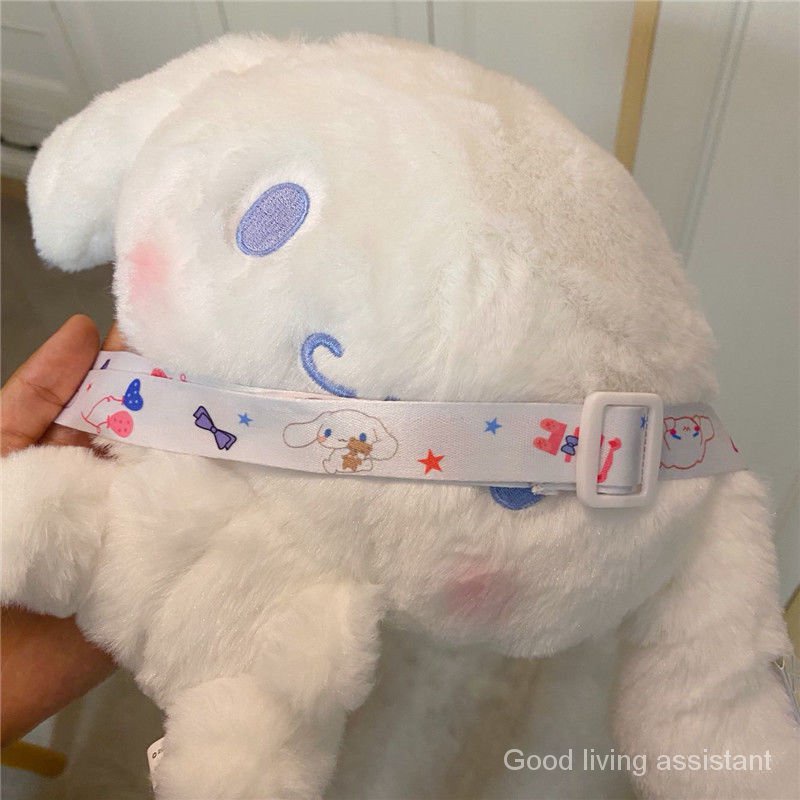 Túi đeo chéo Cinnamoroll vải lông mềm mịn phong cách Nhật Bản