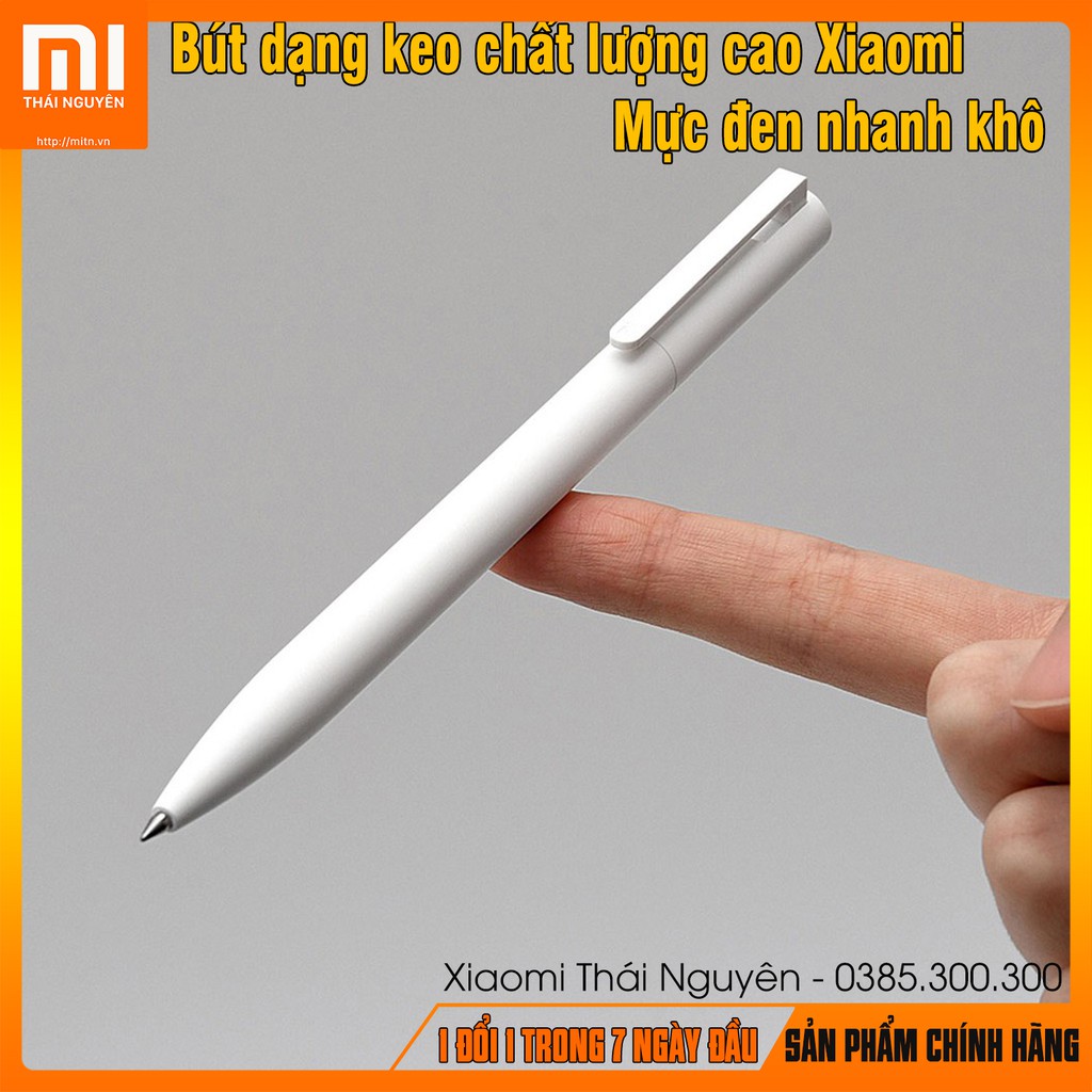 (10 cái) Bút cao cấp dạng keo Xiaomi MJZXB01WC Mực đen nhanh khô