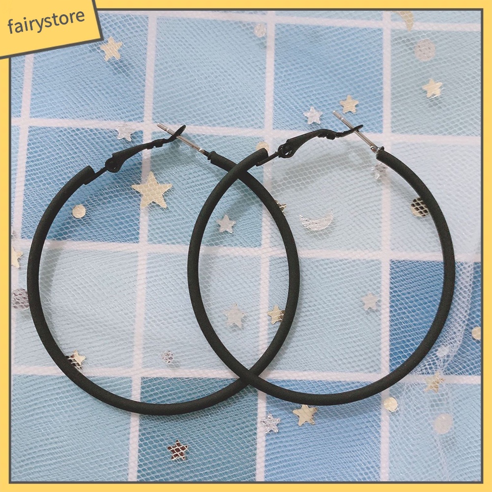 Khuyên Tai Tròn Màu Kẹo Ngọt Sáng Tạo Dành Cho Nữ