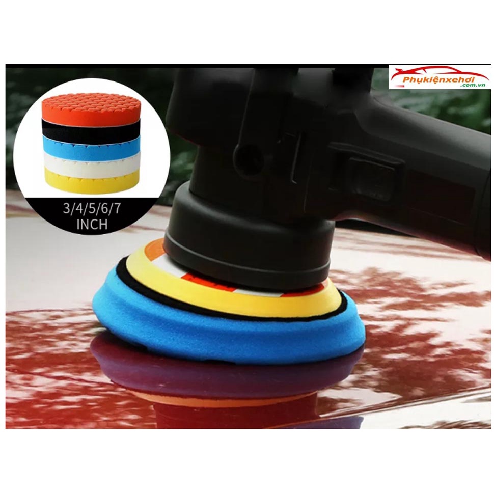 Phớt đánh bóng ô tô chuyện dụng, bộ dụng cụ đánh bóng sơn kính ô tô 3/4/5/6/7 Inch