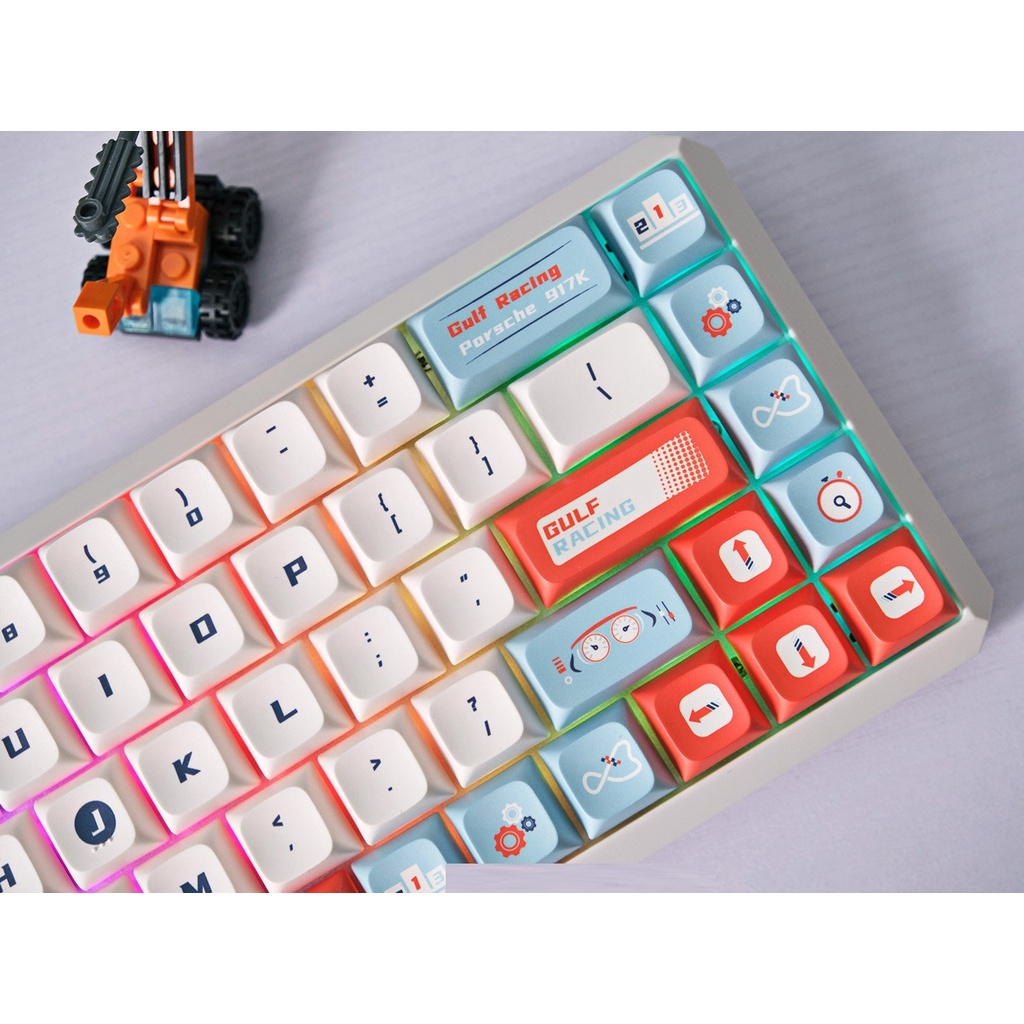 Bàn phím Darmoshark K5 Gulf Racing TTC Wireless 68key, Wireless 2.4GHz