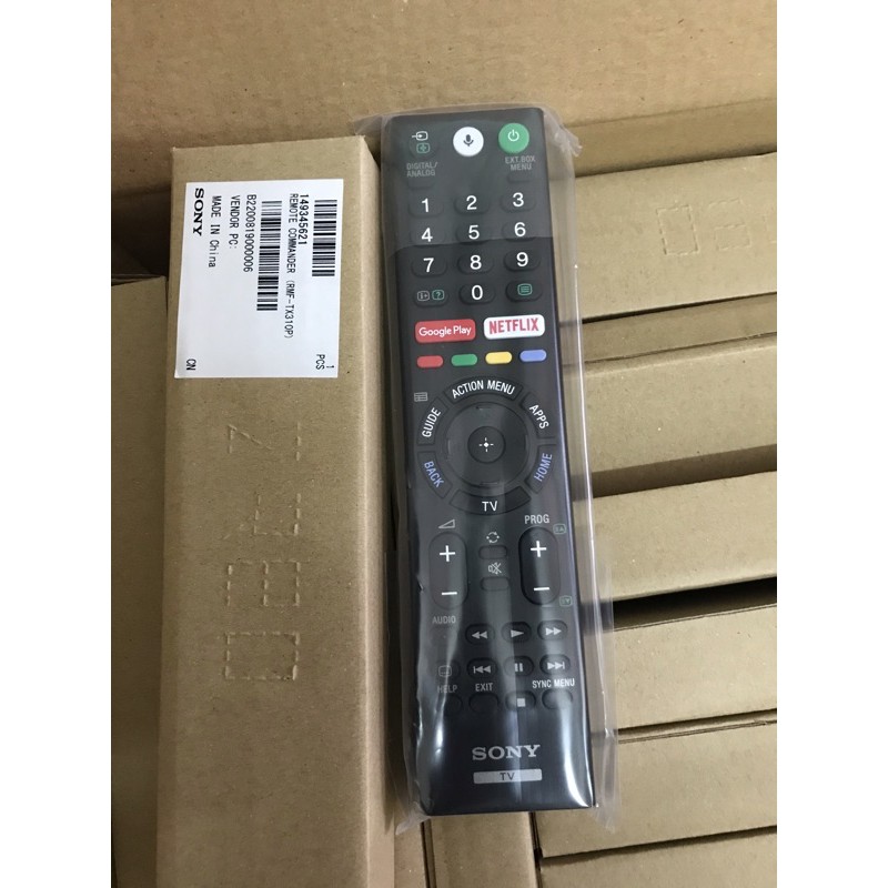 Điều khiển TV Sony giọng nói chính hãng RMF-TX310P+ pin
