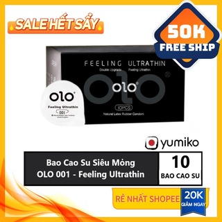 Bao cao su siêu mỏng, hương vani - olo 001 ultra thin
