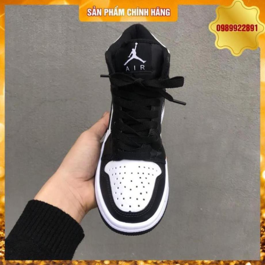 Giày thể thao jodan đen trắng cao Panda 1 Vnxk