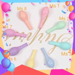 HÀNG CHUẨN - Set 10 bóng pastel