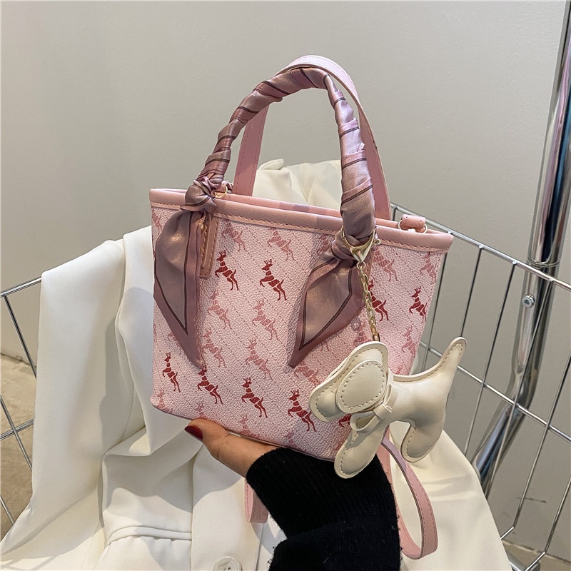 Túi Xách Đeo Vai Vải Lụa Cỡ Nhỏ Phong Cách Phương Tây Thời Trang Mùa Hè Dành Cho Nữ 2022