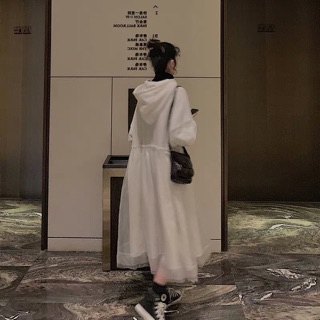 [Hàng oder] Váy nỉ có mũ dáng xoè