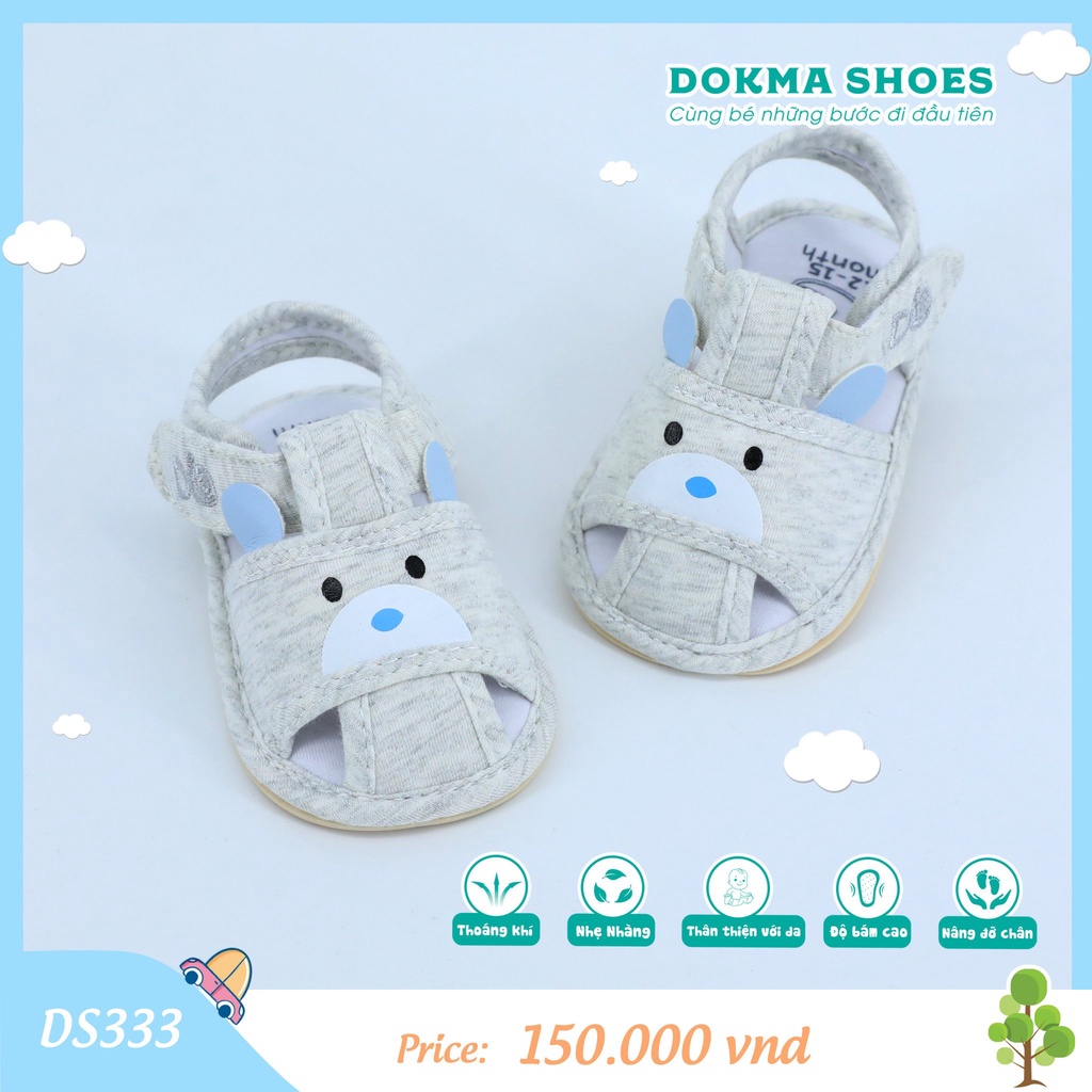 Dép tập đi bé trai bé gái Dokma DS333