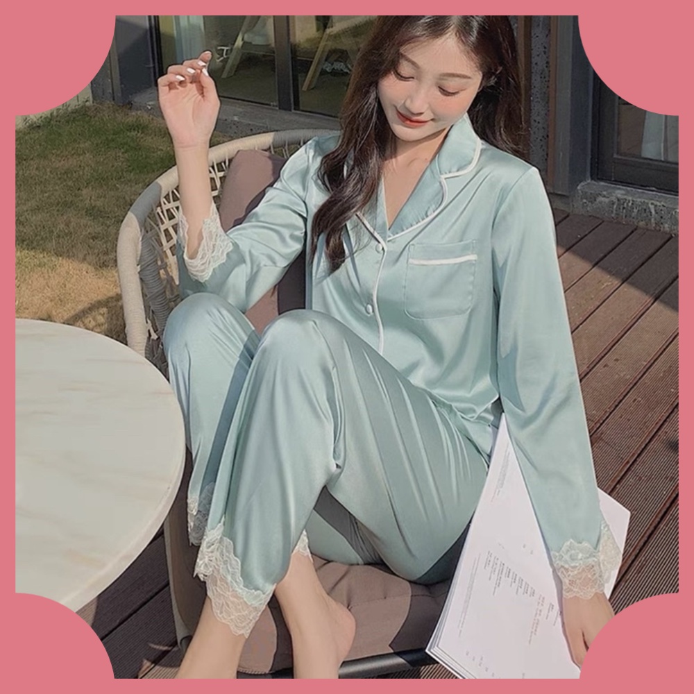 Combo Bộ lụa ngủ nữ thời trang Mã 1650 - Khách đặt hàng trên Livetream