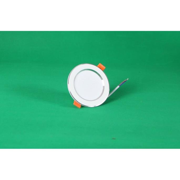 Combo 3 Đèn Led âm trần đổi màu 3w viền vàng, viền bạc, đèn mắt trâu, đèn phòng ngủ, đèn trang trí