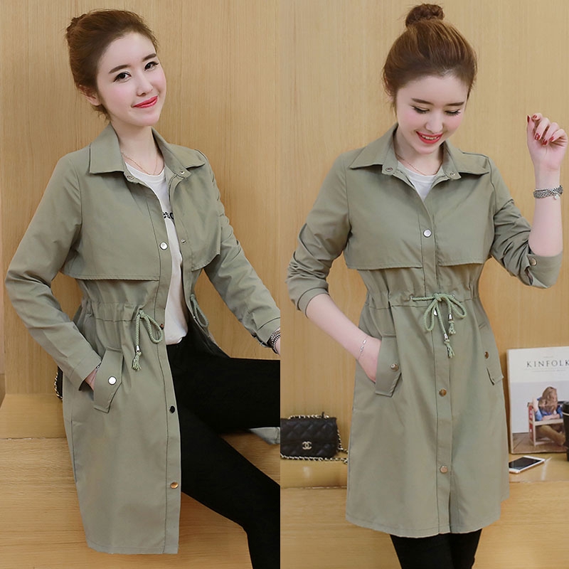 Áo khoác nữ Hàn Quốc tay dài dáng rộng thời trang | BigBuy360 - bigbuy360.vn