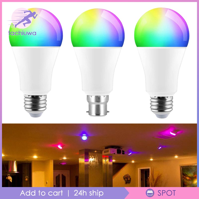 Bóng Đèn Rgb E27 Điều Khiển Không Dây Có Thể Hẹn Giờ Nhiều Màu Sắc Cho Điện Thoại