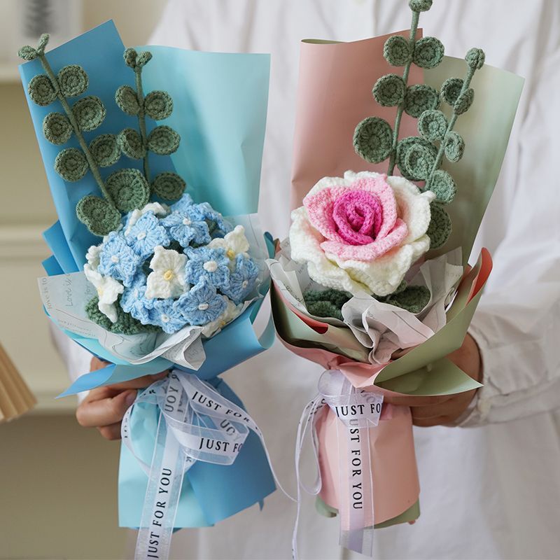 Bó Hoa Hướng Dương Giả Đan Len Thủ Công diy Dùng Làm Quà Tặng Cho Bạn Gái#hoa bằng len#hoa bất tử#handmade tự đan#hoa đan len