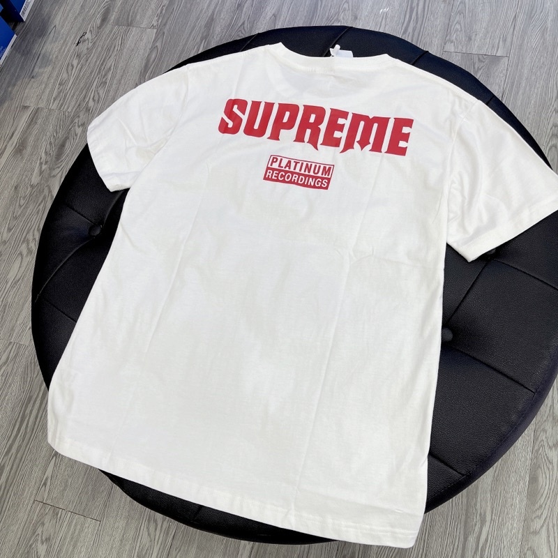 ⚡️[Hight Quality] - Áo Tee Supreme Still Talking Tee White chất cotton full tag túi, Áo thun Supreme