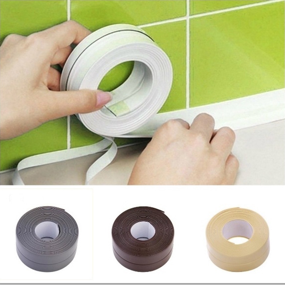 Leisure Strip Bathtub gap sticker Sink Stove Mould Proof sealant Tape