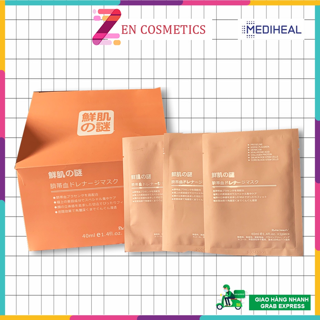 Mặt nạ Rwine Beauty dưỡng da, Mặt nạ cung cấp độ ẩm, tái tạo collagen