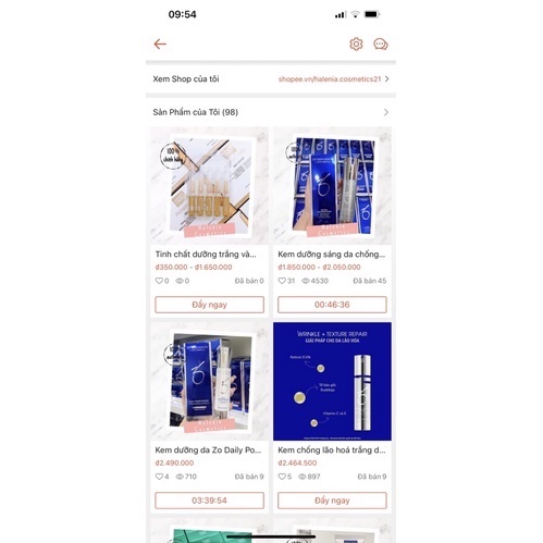 Kem dưỡng sáng da chống lão hoá Zo Retinol Skin Brightener re0.5 re1.0 50ml