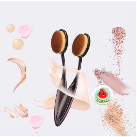 Cọ Tán Kem Nền Trang Điểm Cao Cấp Có Nắp - Mút Tán BB/ CC Cream Cán Dài Chuyên Nghiệp Duashop