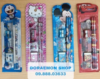 Bộ Dụng Cụ Học Tập 5 Món Doraemon Doremon