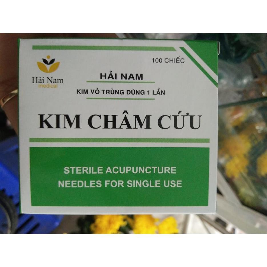 Kim châm cứu dùng trong máy đốt mụn ruồi mụn thịt hộp 100 chiếc