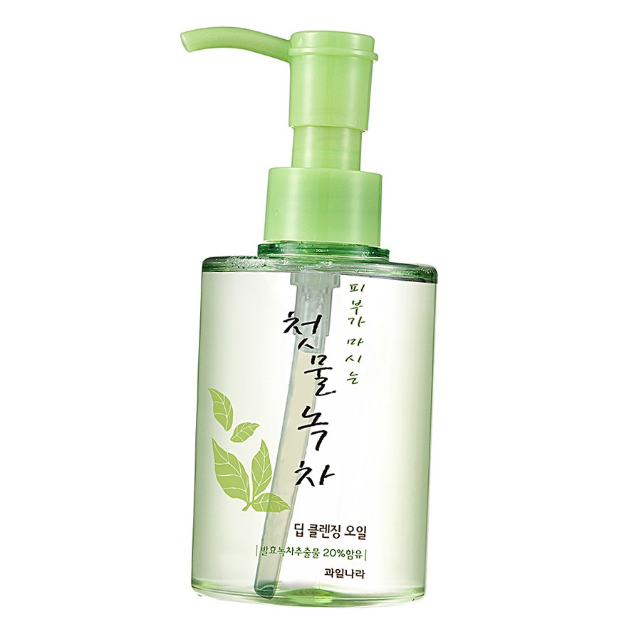 Tinh dầu tẩy trang thảo dược trà xanh Welcos Green tea Hàn Quốc 170ml