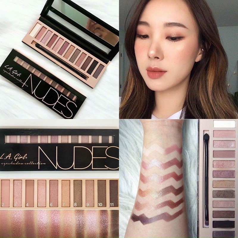 Bảng phấn mắt L.A girl Nudes 12 ô