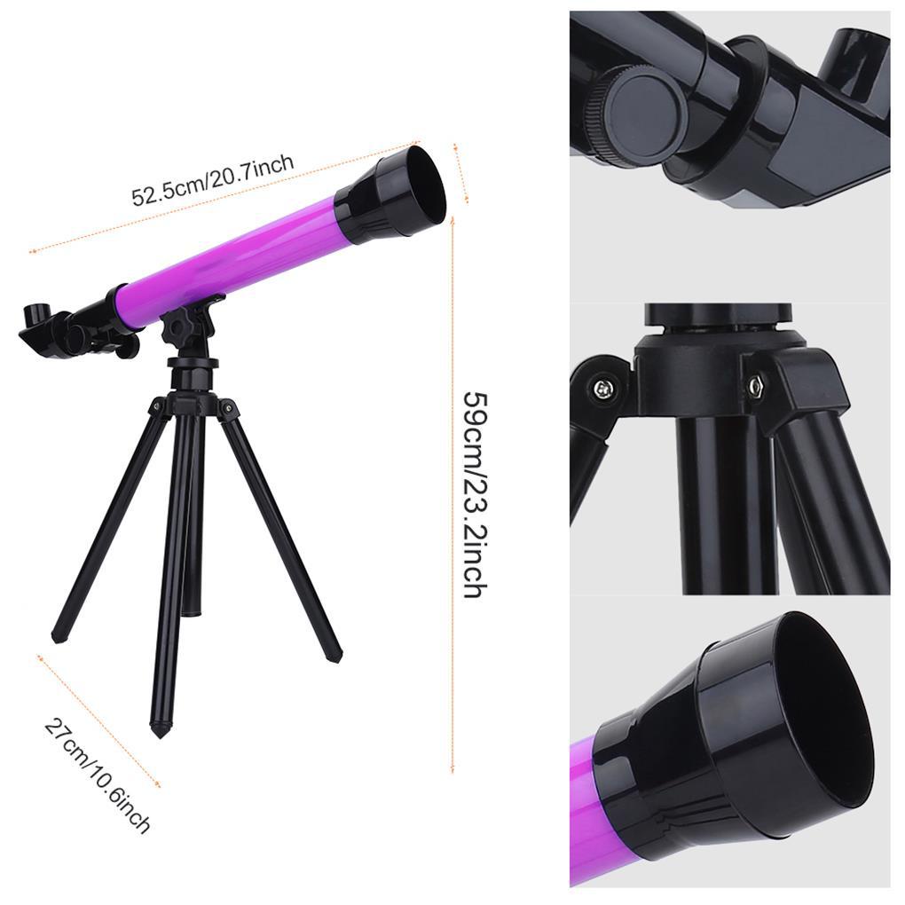 Ống Nhòm Một Mắt Cho Trẻ Em Kèm Tripod Màu Tím