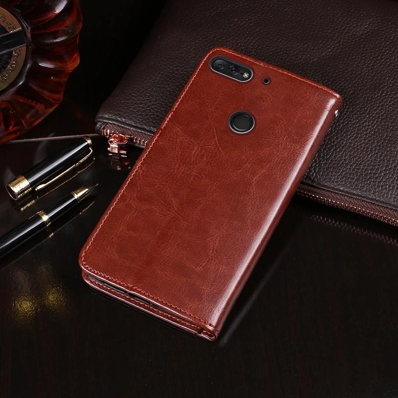 Flip Case For Lenovo K5 K350T 2018 Case Wallet PU Leather Cover