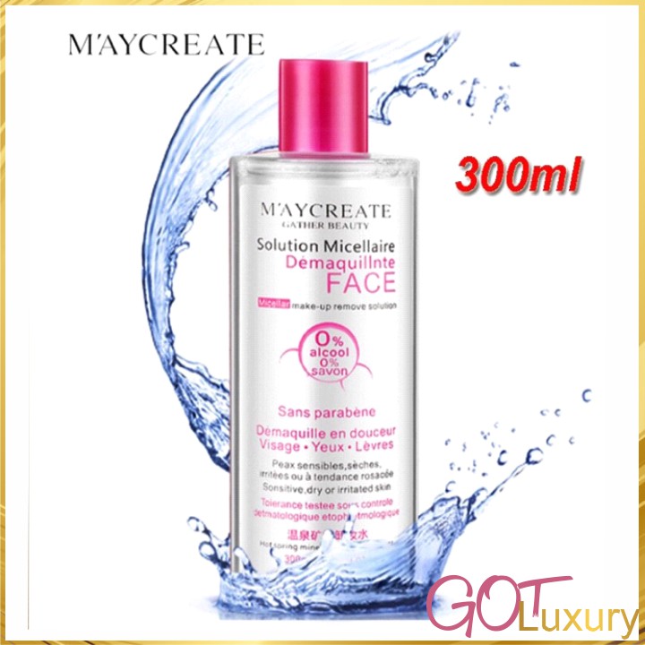 Nước Tẩy Trang Sạch Sâu MayCreate 300ml Hàng Nội Địa Trung GOT Luxury