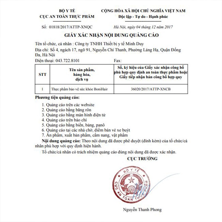 Bonihair - Ngăn ngừa và cải thiện bạc tóc, kích thích mọc tóc