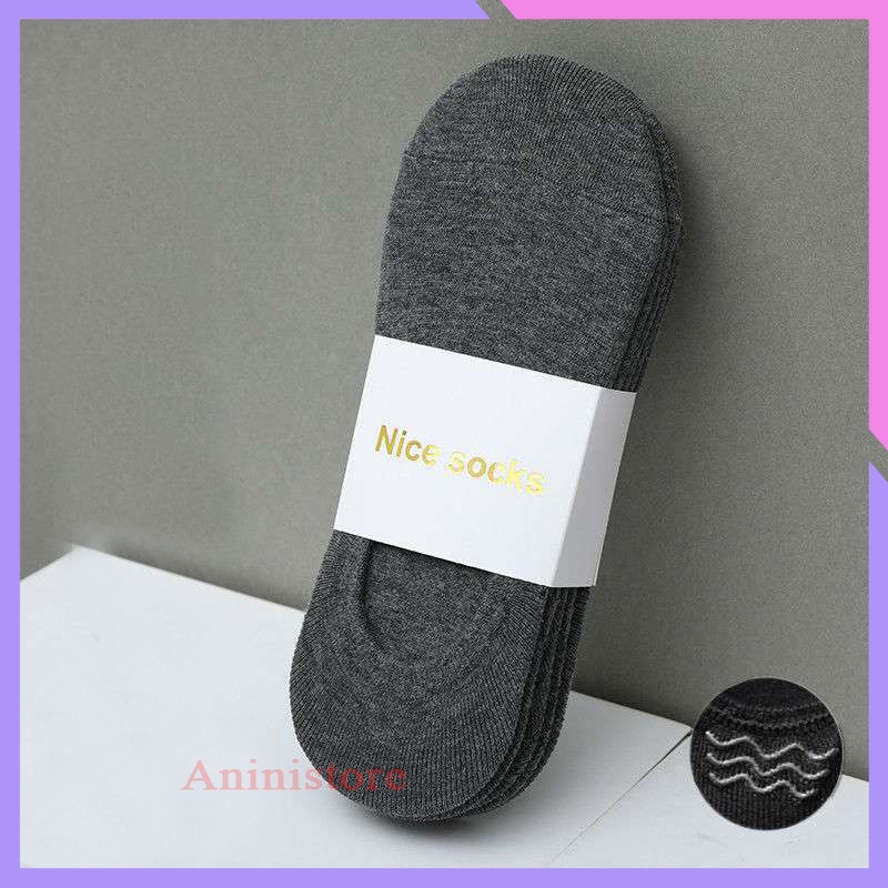 Tất cổ ngắn, vớ cổ ngắn NAM – NỮ vải cotton 4 màu trơn chống hôi chân (TP CN 012 – Aninistore)