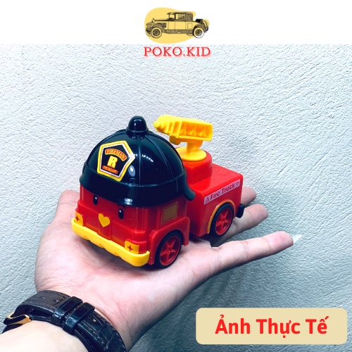 Xe Đồ Chơi Cho Bé, Bộ 4 Xe Biệt Đội Cứu Hộ Robocar Poli, POKO KID Siêu Rẻ