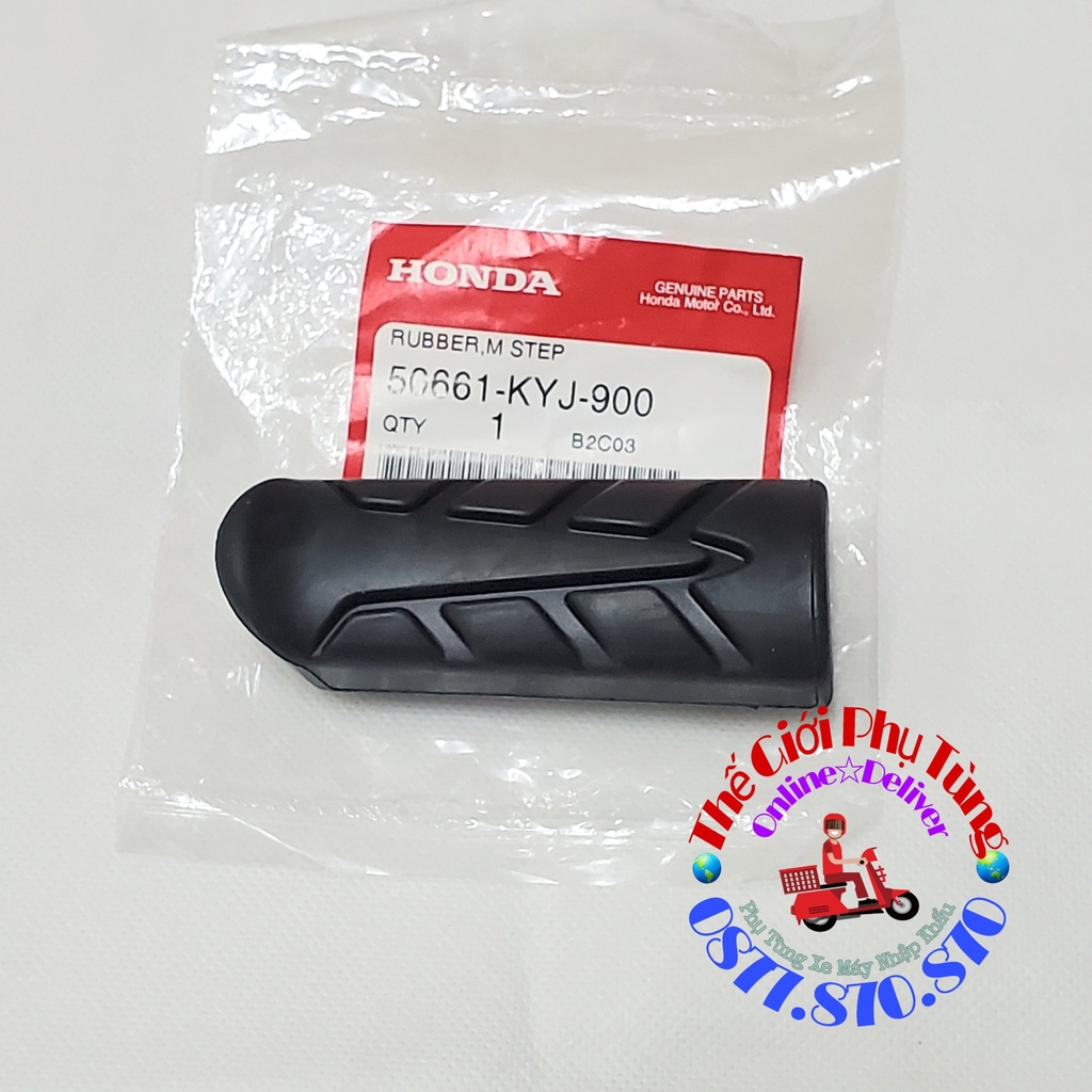 Cao su gác chân trước Winner X Zin mới - 50661-KYJ-900