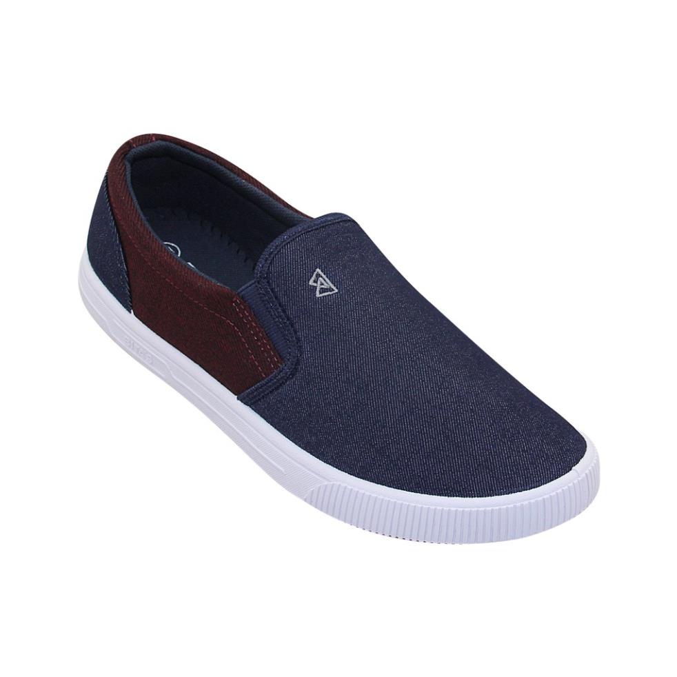 Giày lười Bita's nam GVM.55 (Đen + Xanh jean) GB