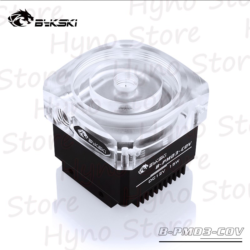 Bơm DDC COV 15W Bykski thiết kế mới liền tank OD60 CP-PMD3COV-X Tản nhiệt nước custom - Hyno Store