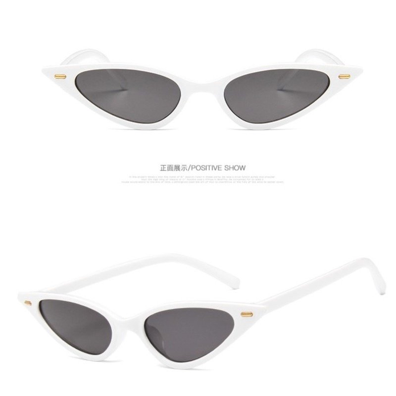 (AIMURUSI) COD Kính Mát Thời Trang Khung Mắt Mèo Nhỏ Chống Tia UV400 Phong Cách Cổ Điển Cho Nam Và Nữ