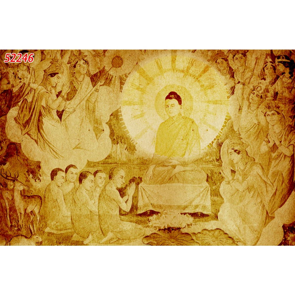 Tranh Dán Tường 3D Trúc Chỉ nhiều kích thước lựa chọn