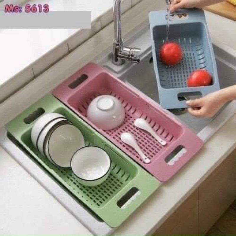 Khay, rổ gác bồn rửa chén bát tiện lợi