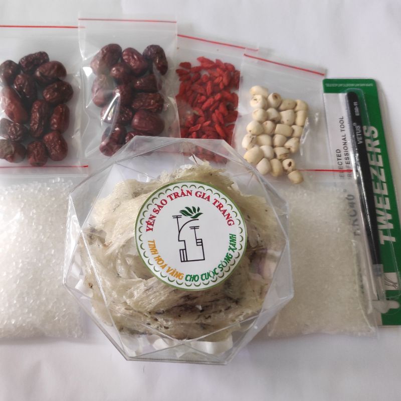 Yến sào thô nguyên tổ + Quà