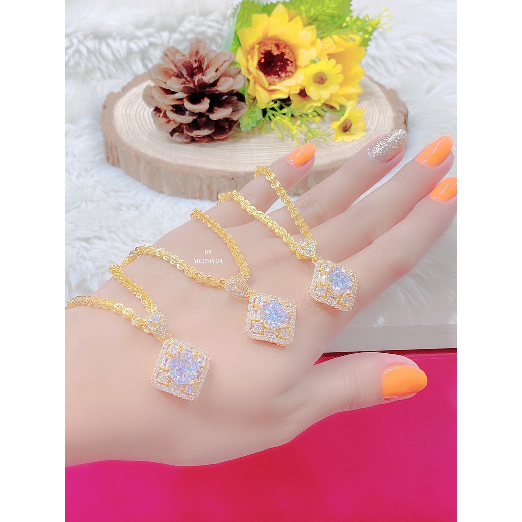 M1374 Mặt dây chuyền nữ KHÔNG KÈM DÂY kiểu dáng sang trọng UHA