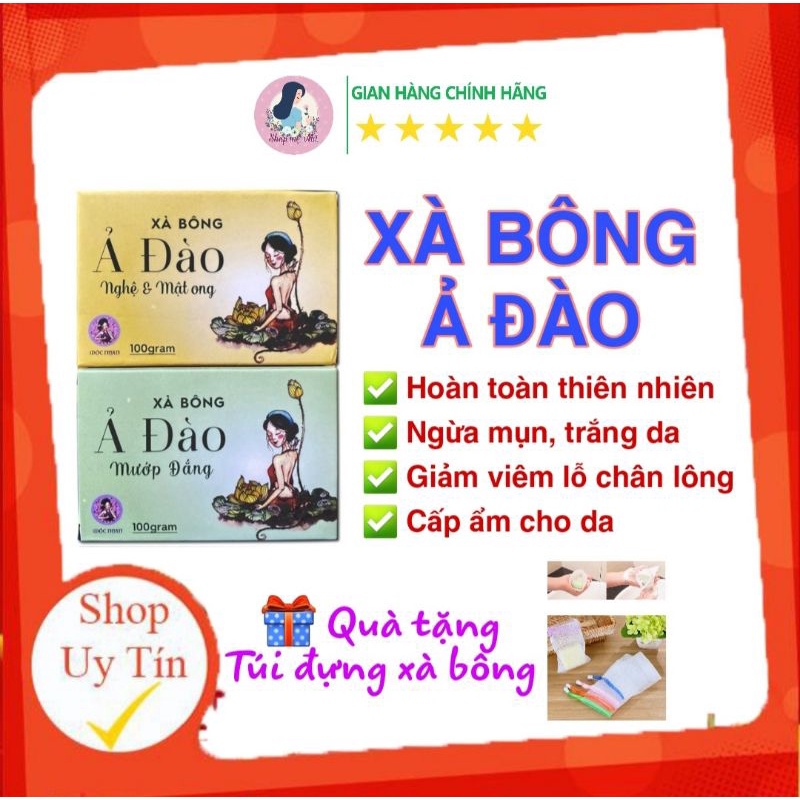 Xà Bông Nghệ - Mướp Đắng(Khổ Qua) handmade Mộc Nhan Natural 100% nguyên liệu từ thiên nhiên