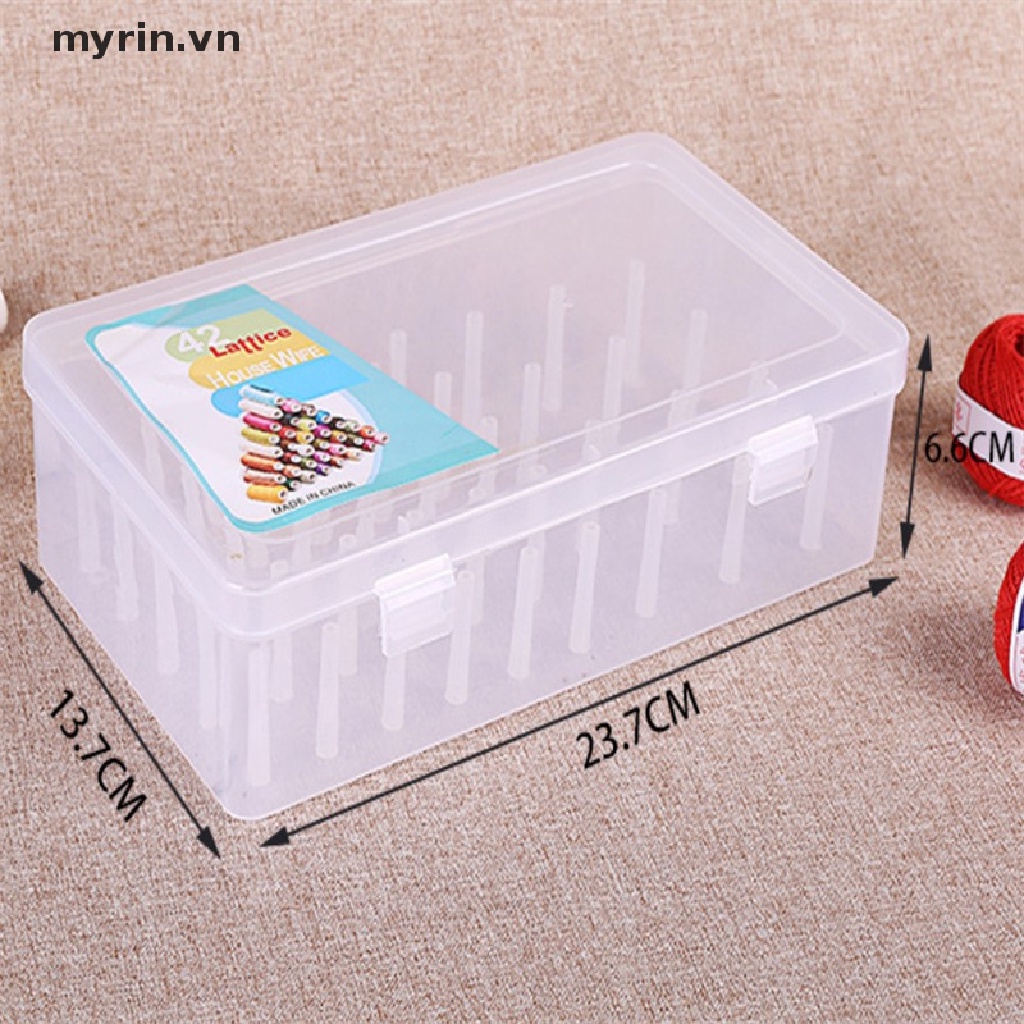 Hộp Đựng 42 Cuộn Chỉ May Vá Tiện Lợi