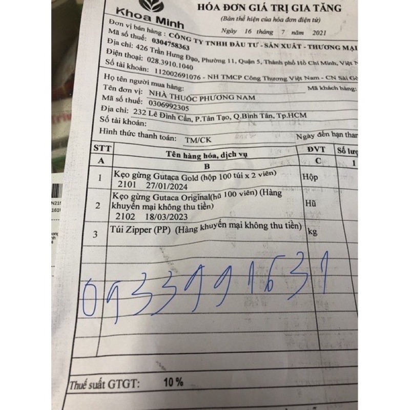 Kẹo gừng Gutaca-Hủ 100 viên