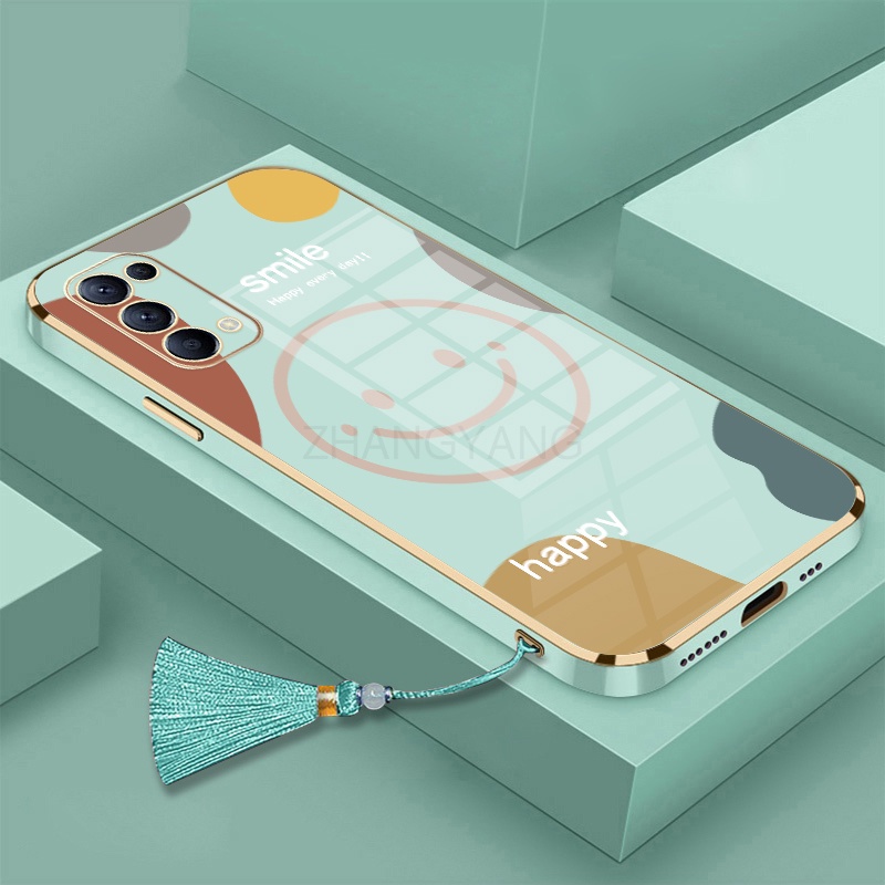 Ốp ĐiệN ThoạI KiểU Mạ Cho oppo reno 4 reno 5 reno 4 pro reno 5 pro
